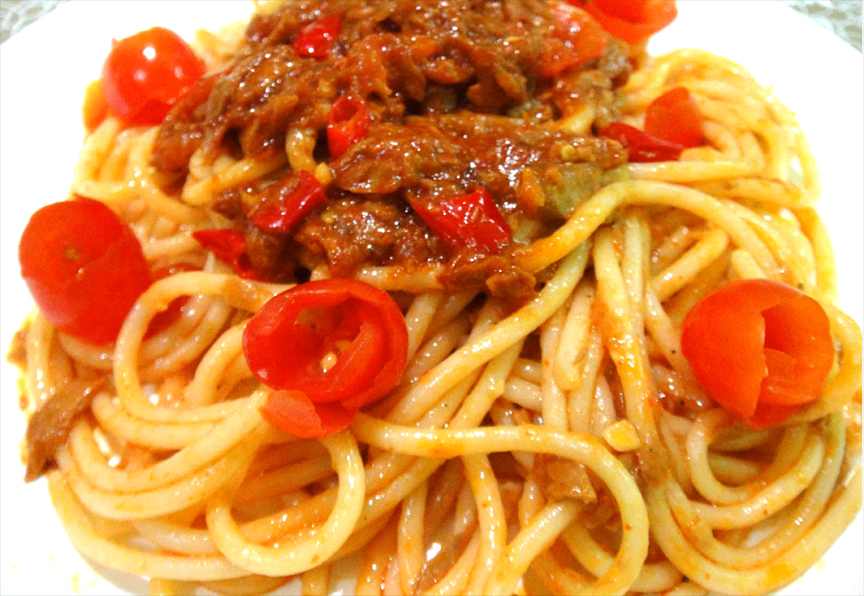 Spaghetti with Tuna Spaghetti with Tuna picture