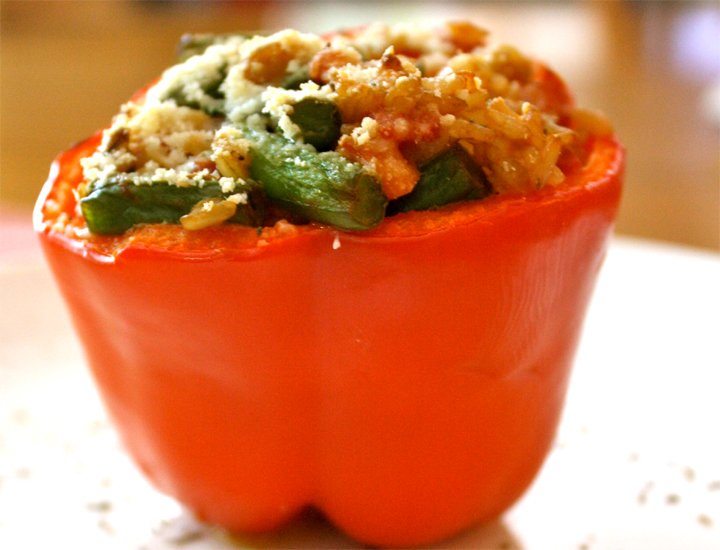 Spanish Stuffed Capsicums Spanish Stuffed Capsicums picture