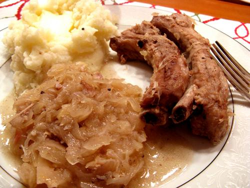 Spareribs Sauerkraut Spareribs Sauerkraut picture