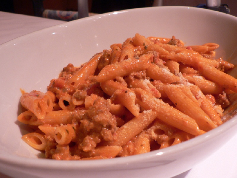 Spicy Sausage Ragu with Pasta Spicy Sausage Ragu with Pasta picture