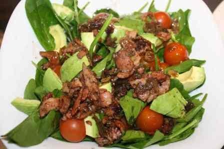 Spinach and Bacon Salad Spinach and Bacon Salad picture