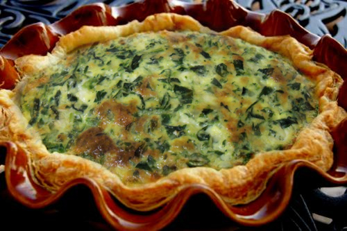 Spinach And Cheese Quiche Spinach And Cheese Quiche picture