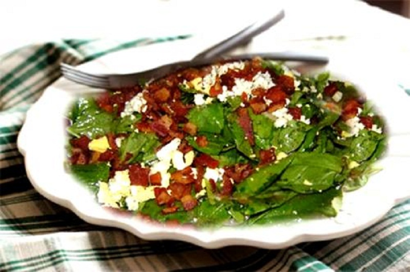 Spinach and Mushroom Salad Spinach and Mushroom Salad picture