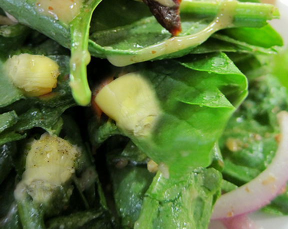 Spinach Artichoke Salad Spinach Artichoke Salad picture