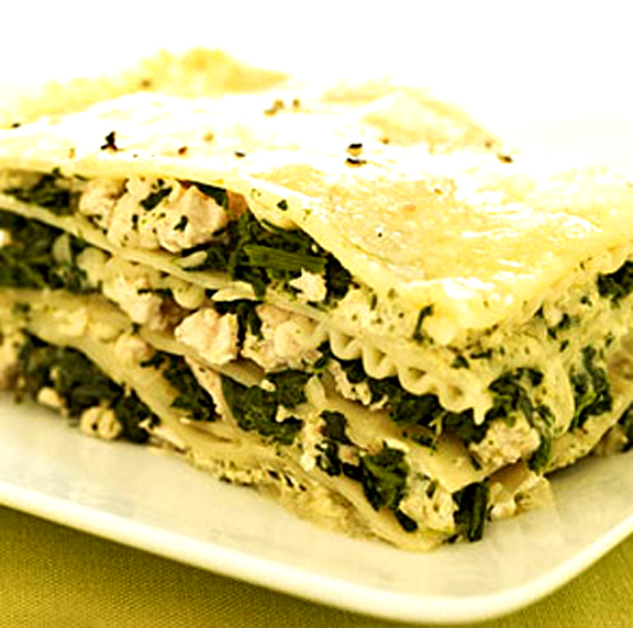 Quick And Easy Spinach Pesto Lasagna Quick And Easy Spinach Pesto Lasagna picture