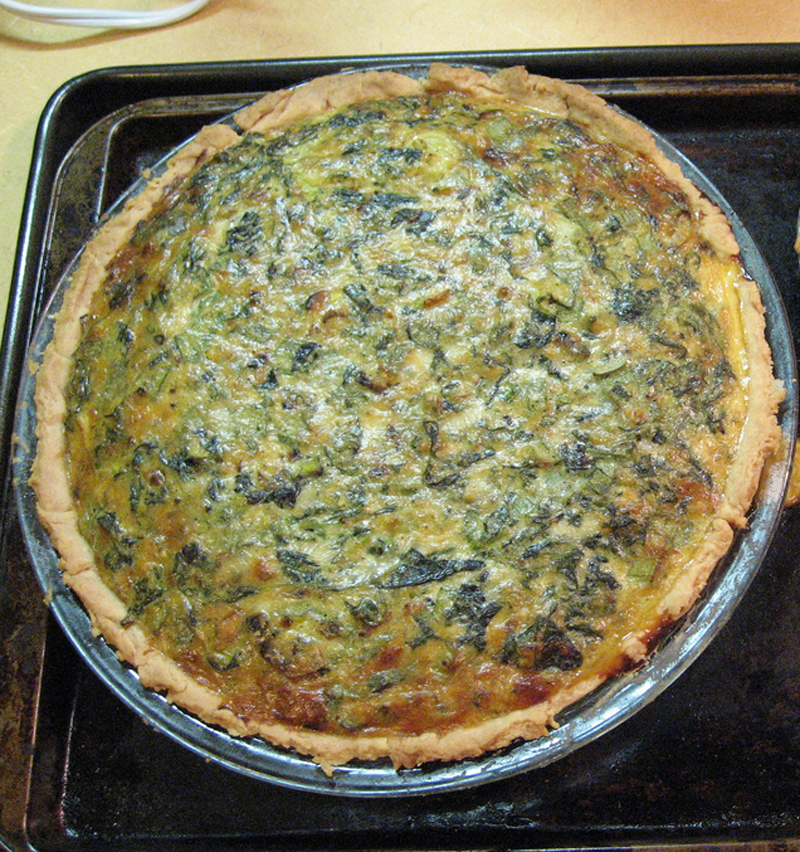 Spiced Spinach Quiche Spiced Spinach Quiche picture