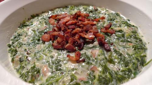 Spinach with Sour Cream Spinach with Sour Cream picture