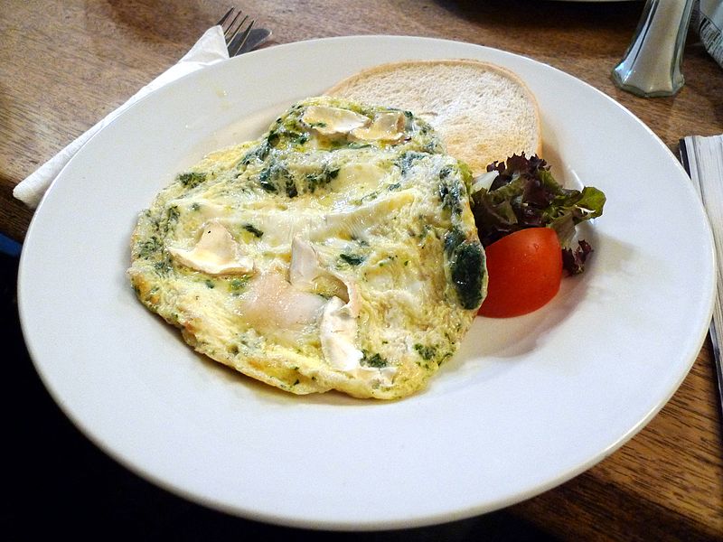 Spinach & Cheese Omelette Spinach & Cheese Omelette picture
