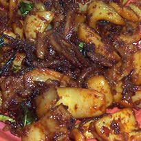 Squid Chilli Fry Squid Chilli Fry picture