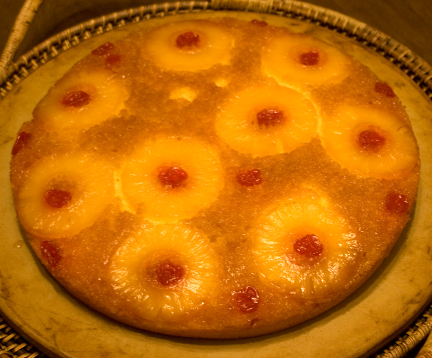 Stacked Pineapple Upside-Down Cake Stacked Pineapple Upside-Down Cake picture