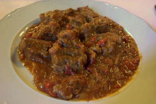 Stewed Veal With Mushrooms Stewed Veal With Mushrooms picture