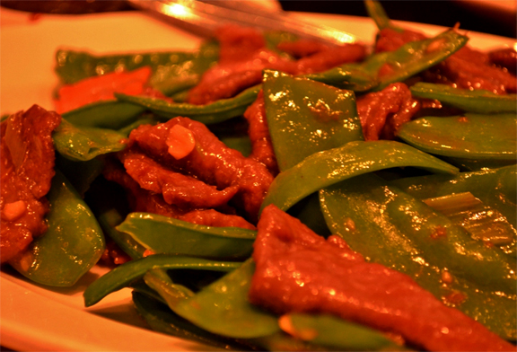 Beef & Snow Peas Chinese Style Beef & Snow Peas Chinese Style picture