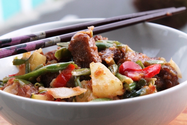 Pork & Vegetable Hot Pot Pork & Vegetable Hot Pot picture