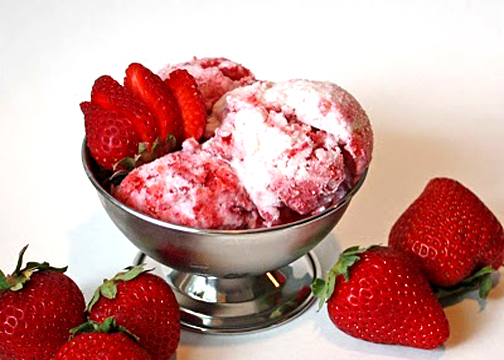 Fresh Strawberry Ice Cream Fresh Strawberry Ice Cream picture