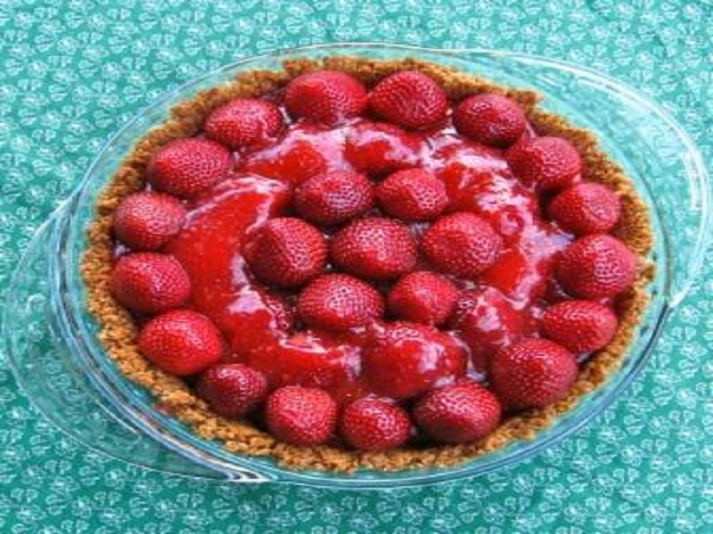 Strawberry Cheese Pie Strawberry Cheese Pie picture