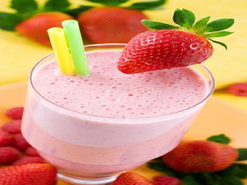 Strawberry Milk Cooler Strawberry Milk Cooler picture