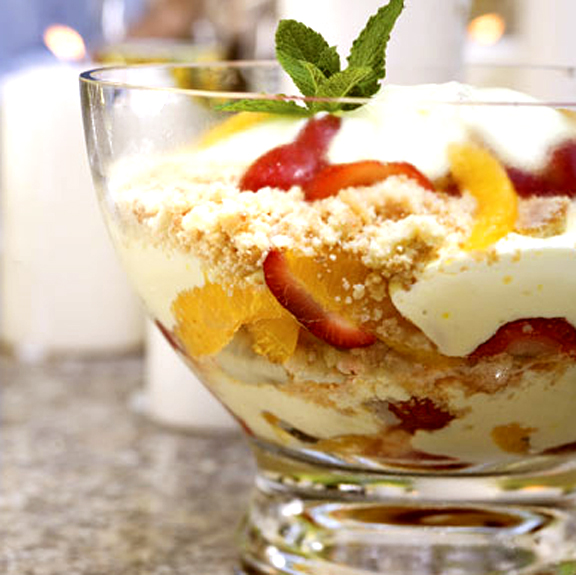 Pear Strawberry Trifle Pear Strawberry Trifle picture