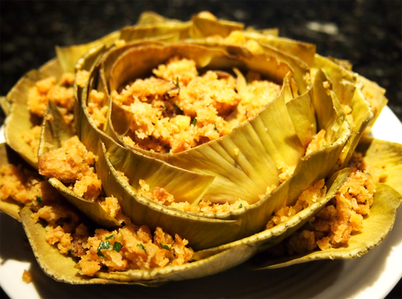 Stuffed Artichokes With Lemon Butter Stuffed Artichokes With Lemon Butter picture