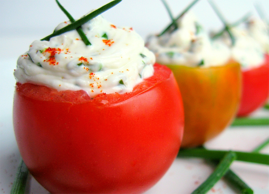 Stuffed Cherry Tomatoes Stuffed Cherry Tomatoes picture