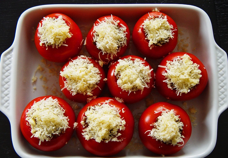 Stuffed Cherry Tomatoes Stuffed Cherry Tomatoes picture