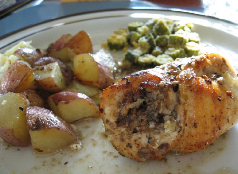 Stuffed Chicken Roll Stuffed Chicken Roll picture