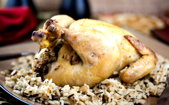 Cornish Hens With Wild Rice Cornish Hens With Wild Rice picture