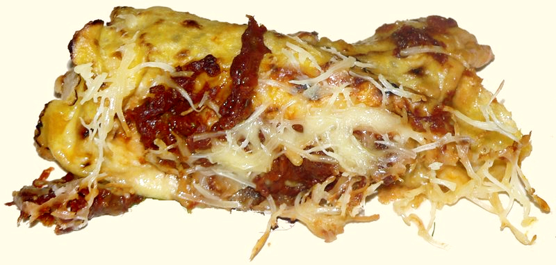 Herbed Crepes with Gruyere Filling Herbed Crepes with Gruyere Filling picture