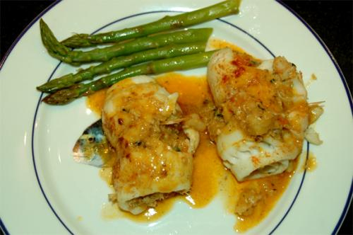 Flounder Stuffed With Shrimp Flounder Stuffed With Shrimp picture