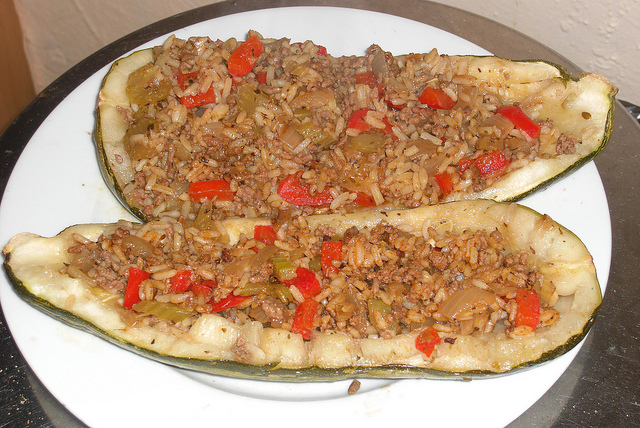 Stuffed Marrows Stuffed Marrows picture