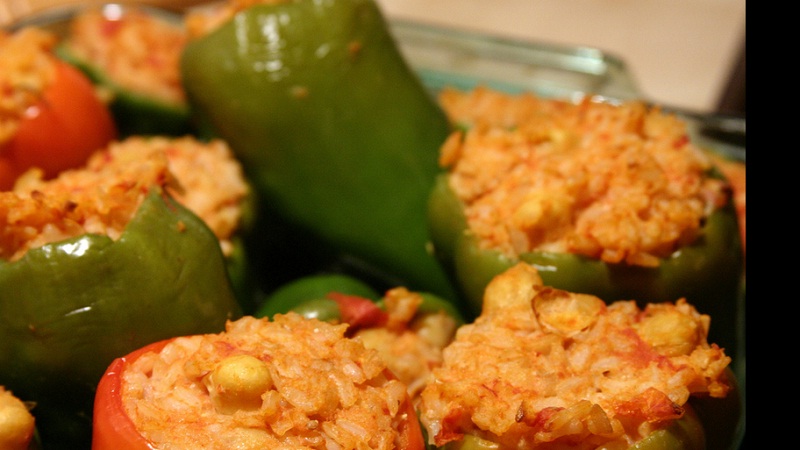 Stuffed Peppers with Corn Stuffed Peppers with Corn picture