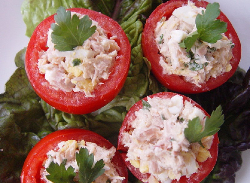 Stuffed Raw Tomatoes Stuffed Raw Tomatoes picture