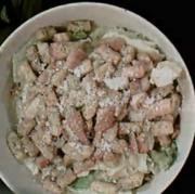 Green Olive Salad with Homemade Dressing