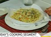 Spaghetti With Cauliflower, Green Olives &amp; Almonds