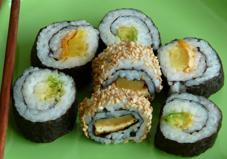 Vegetarian sushi recipes