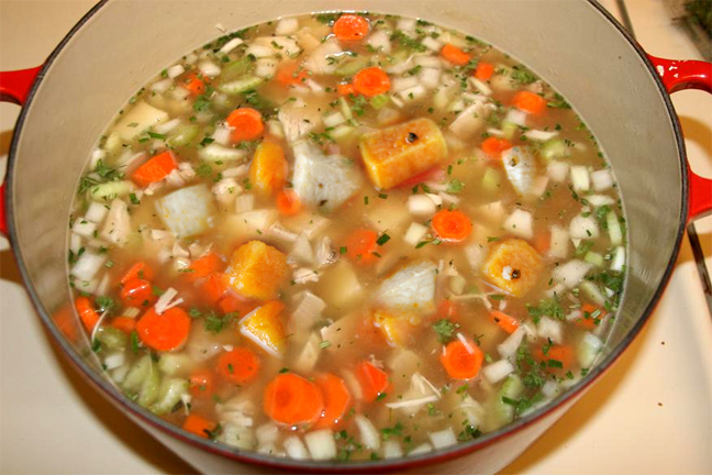 Sweet Potato Turkey Soup Sweet Potato Turkey Soup picture