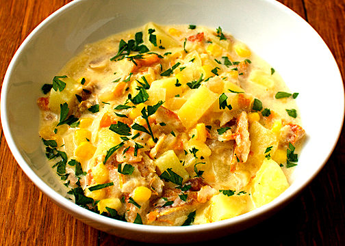 Smoked Haddock And Sweet Corn Smoked Haddock And Sweet Corn picture