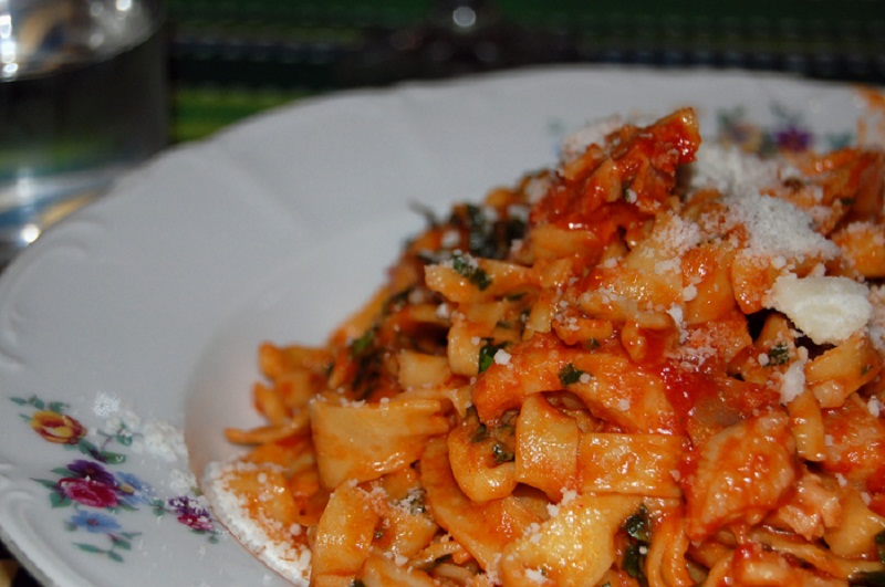 Tagliatelle With Chilli And Herbs Tagliatelle With Chilli And Herbs picture
