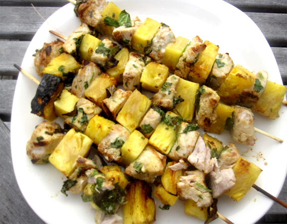 Fish Kebabs With Pineapple Sauce Fish Kebabs With Pineapple Sauce picture