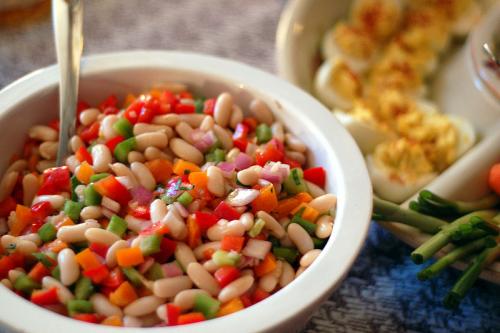 Three-Bean Salad Bowl Three-Bean Salad Bowl picture