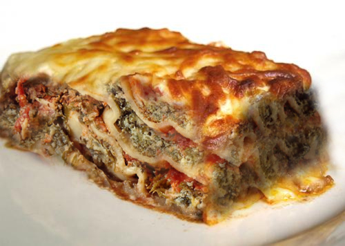 Three Cheese Spinach Lasagne Three Cheese Spinach Lasagne picture
