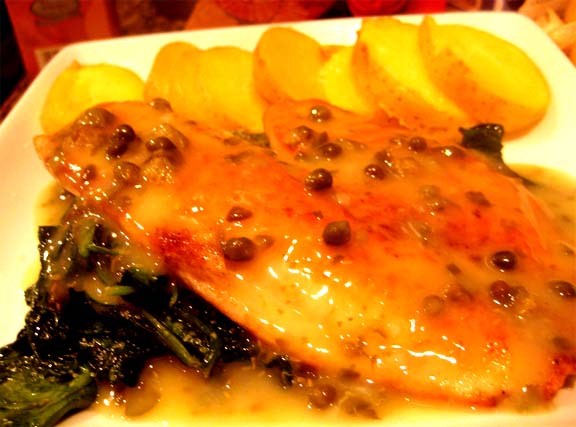 Tilapia In Lemon Sauce With Capers Tilapia In Lemon Sauce With Capers picture
