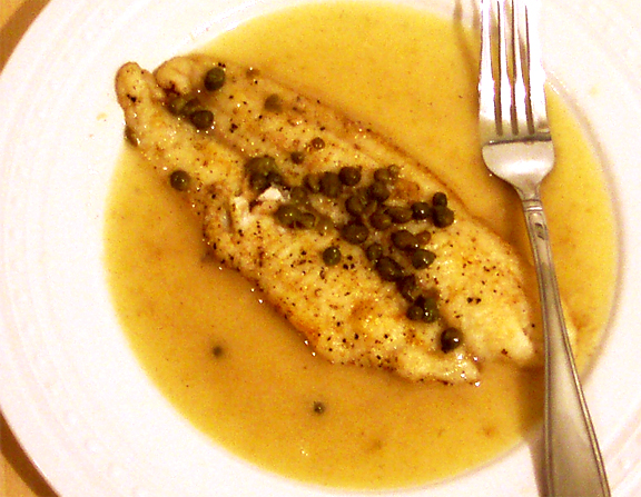 Tilapia In White Vermouth Sauce Tilapia In White Vermouth Sauce picture