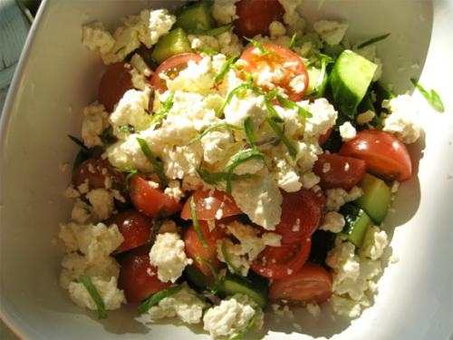 Tomato and Cucumber Salad Tomato and Cucumber Salad picture