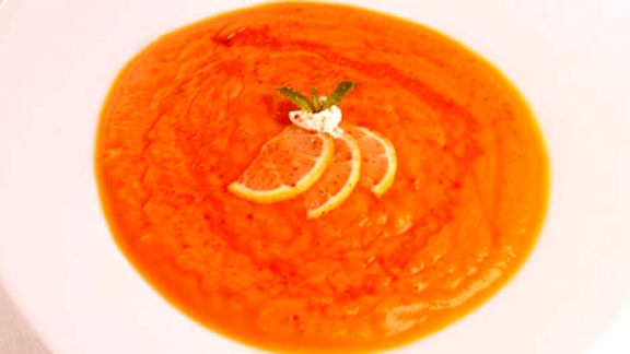 Chilled Tomato Orange Soup Chilled Tomato Orange Soup picture