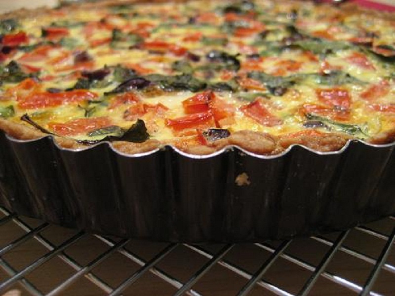 Tomato, Zucchini & Basil Phyllo Tart Tomato, Zucchini & Basil Phyllo Tart picture