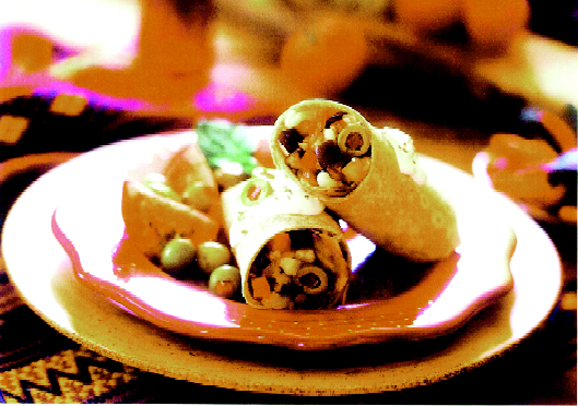 Multigrain Burritos with Mushroom & Eggplant Multigrain Burritos with Mushroom & Eggplant picture