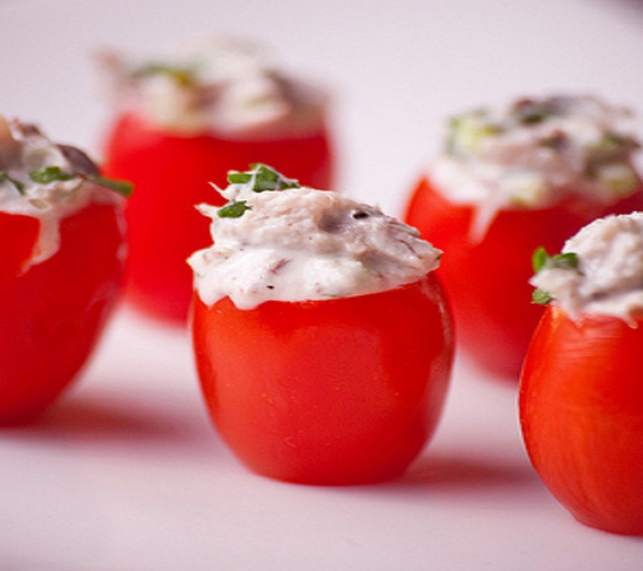 Tuna-Stuffed Tomatoes Tuna-Stuffed Tomatoes picture
