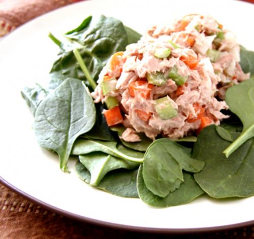 Tuna Salad with Crispy Salad Greens Tuna Salad with Crispy Salad Greens picture