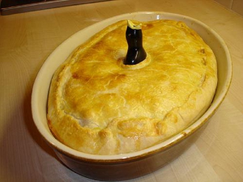 Turkey Pie With Corn Bread Topping Turkey Pie With Corn Bread Topping picture