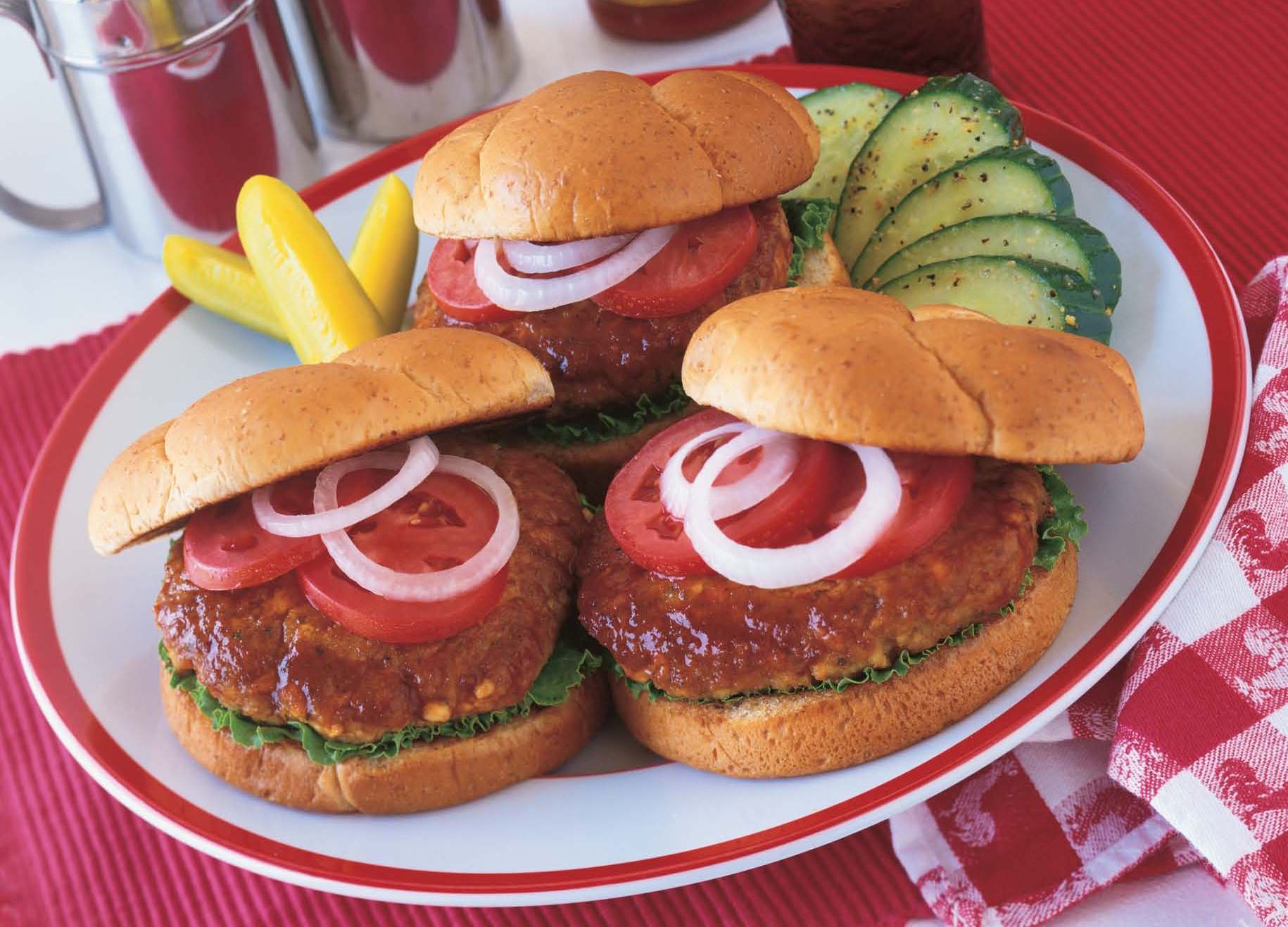Turkey Tofu Burger Turkey Tofu Burger picture